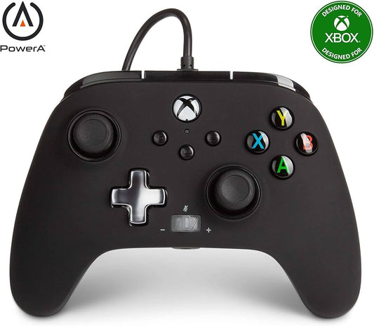 JOYSTIC POWERA ENHANCED WIRED CONTROLLER FOR XBOX SERIES X|S – OFFICIALLY LICENSED FOR XBOX NEGRO