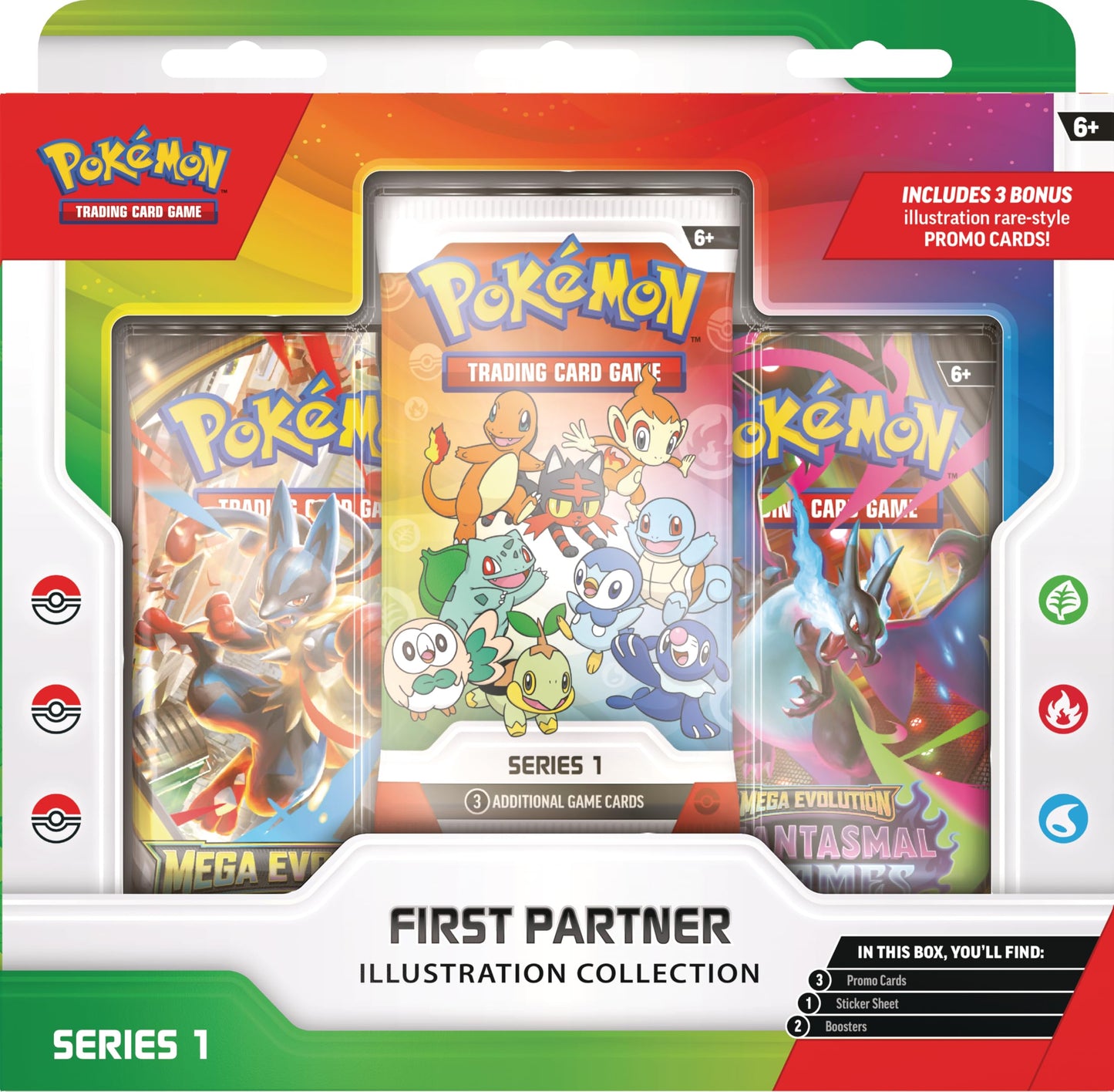 Pokémon First Partner Illustration Collection TCG | Spanish | Series 1