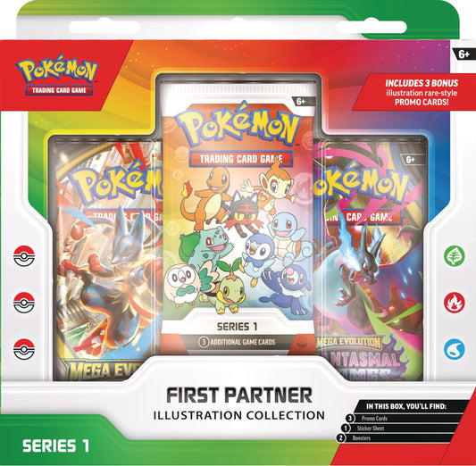 Pokémon First Partner Illustration Collection TCG | Spanish | Series 1