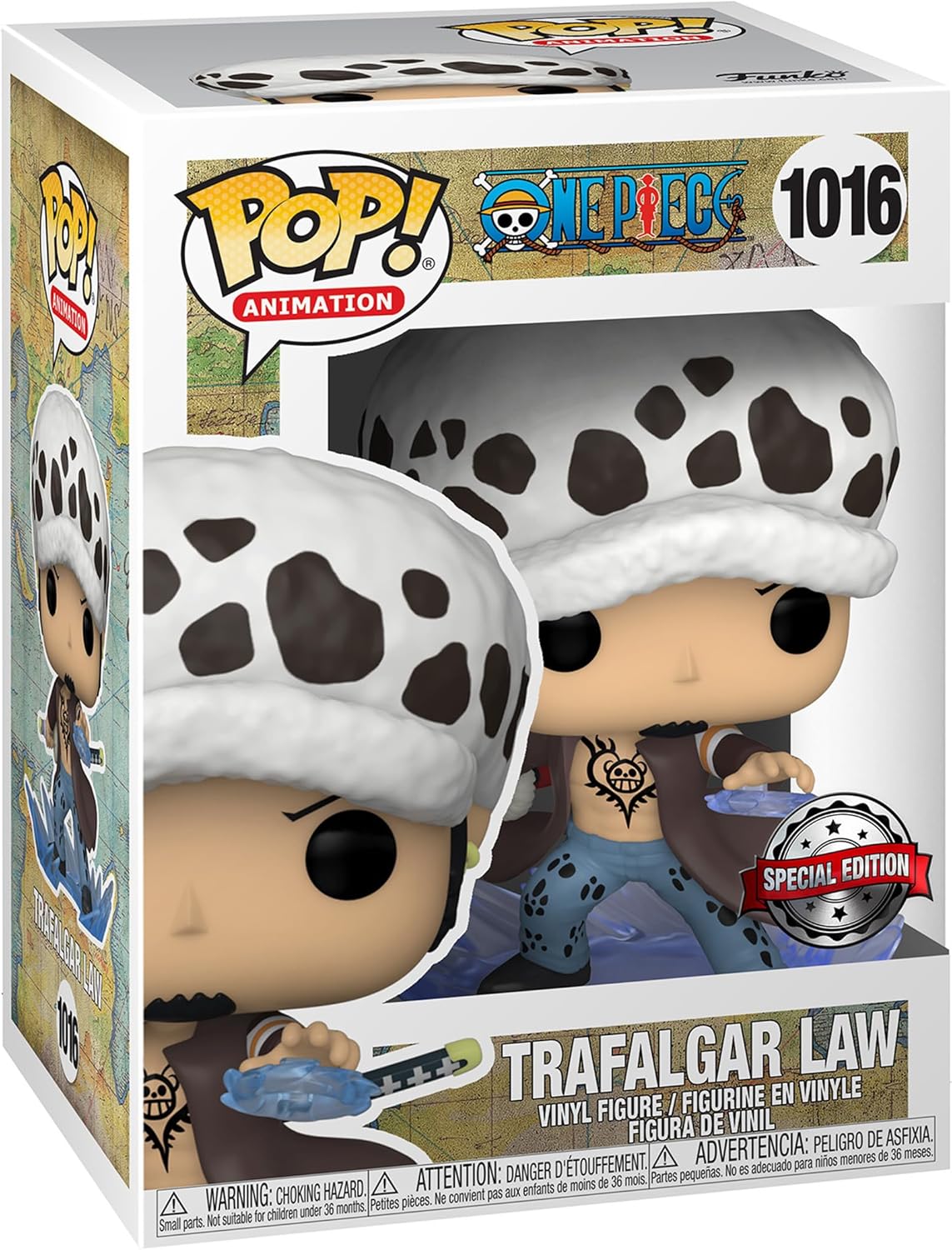 FUNKO POP TRAFALGAR LAW ONE PIECE 1016