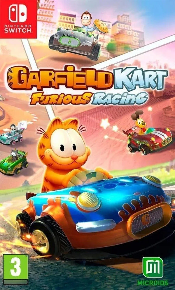 GARFIELD KART: FURIOUS RACING – JUEGO DE NINTENDO SWITCH (NUEVO SELLADO)