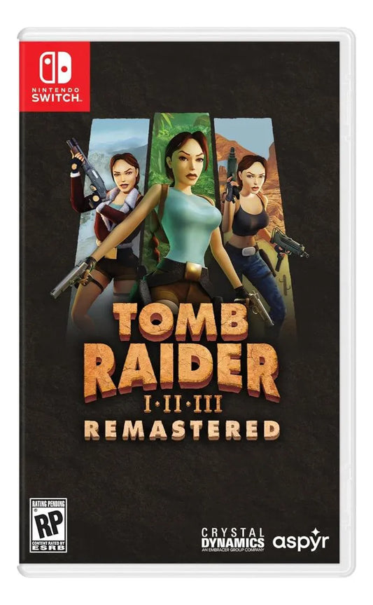 TOMB RAIDER I, II & III REMASTERED – JUEGO DE NINTENDO SWITCH (NUEVO SELLADO)