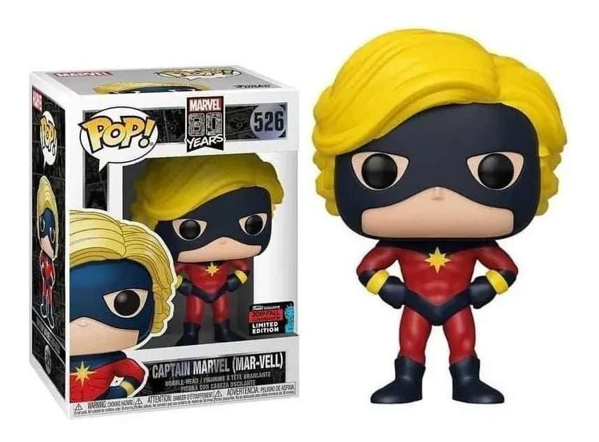 FUNKO POP CAPTAIN MARVEL EDICIÓN: 80 AÑOS 526