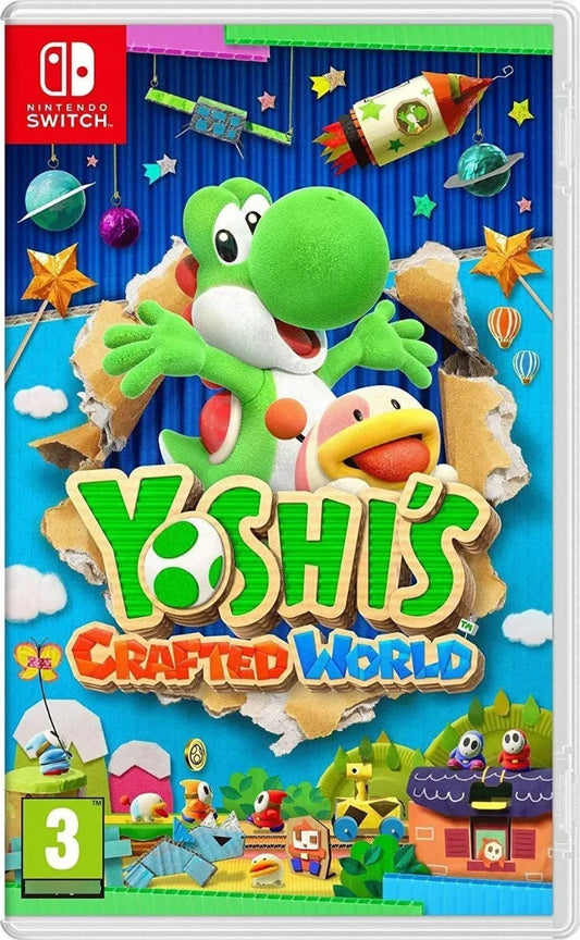 YOSHI'S CRAFTED WORLD – JUEGO DE NINTENDO SWITCH (NUEVO SELLADO)