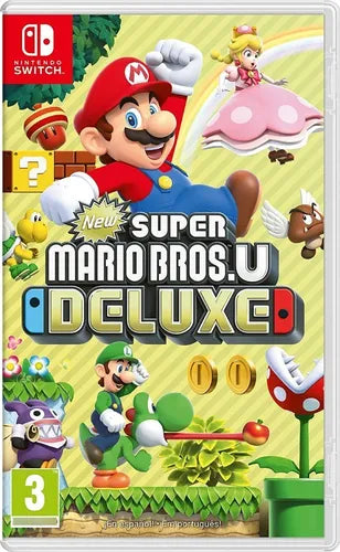 SUPER MARIO BROS U DELUXE - JUEGO DE NINTENDO SWITCH (NUEVO SELLADO)