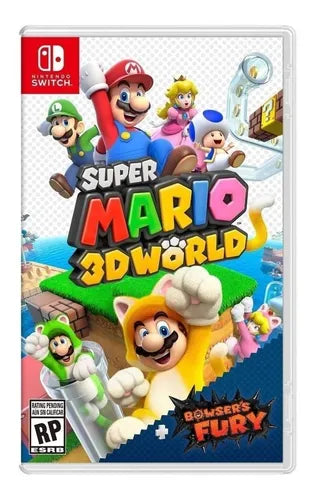 SUPER MARIO 3D WORLD + BOWSER'S FURY – JUEGO DE NINTENDO SWITCH (NUEVO SELLADO)