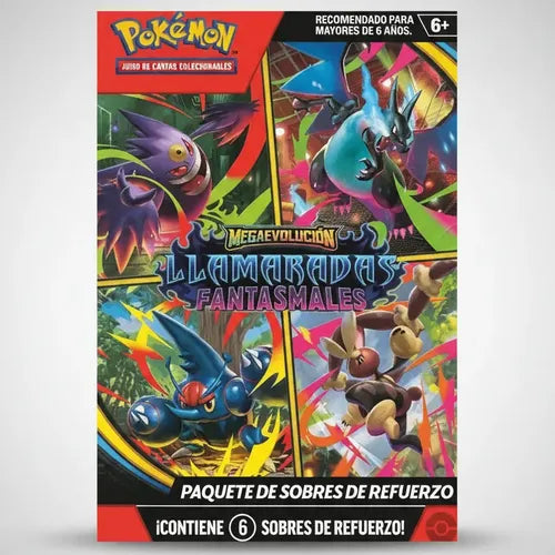 POKEMON TCG LLAMARADAS FANTASMALES PAQUETE DE REFUEZO CARTAS POKEMON (ESPAÑOL)