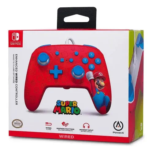 JOYSTICK USB POWER A PARA NINTENDO SWITCH MARIO