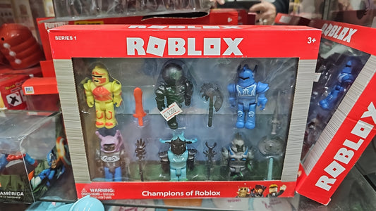 ROBLOX PACK POR 6 PERDONAJES CON ACCESORIOS