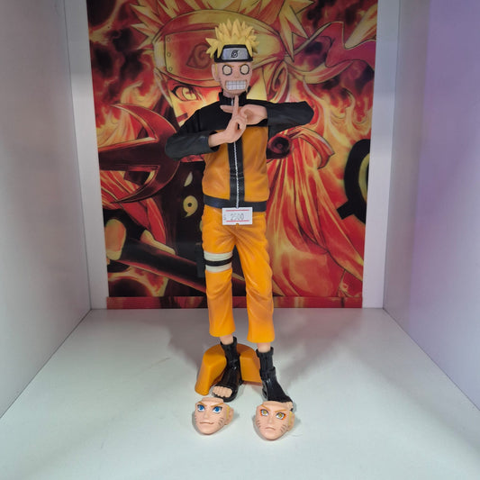 FIGURA DE NARUTO GRANDE CON CARA INTERCAMBIABLE
