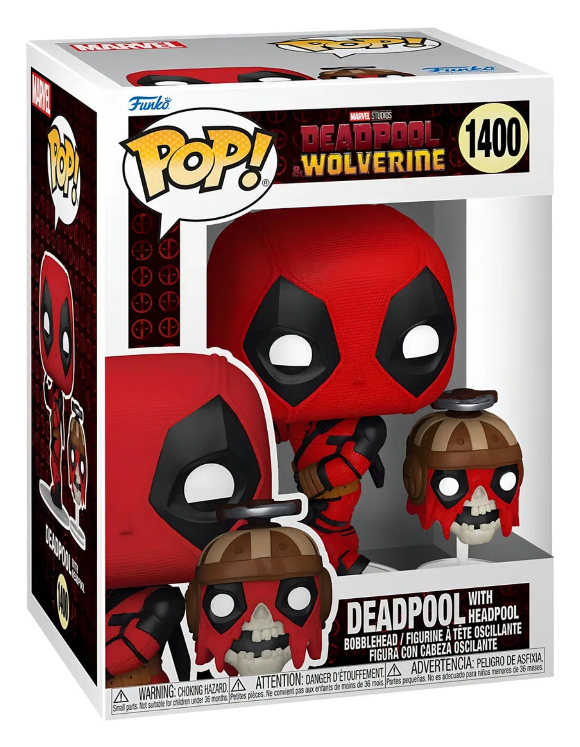 FUNKO POP DEADPOOL WITH HEADPOOL - DEADPOOL Y WOLVERINE 1400