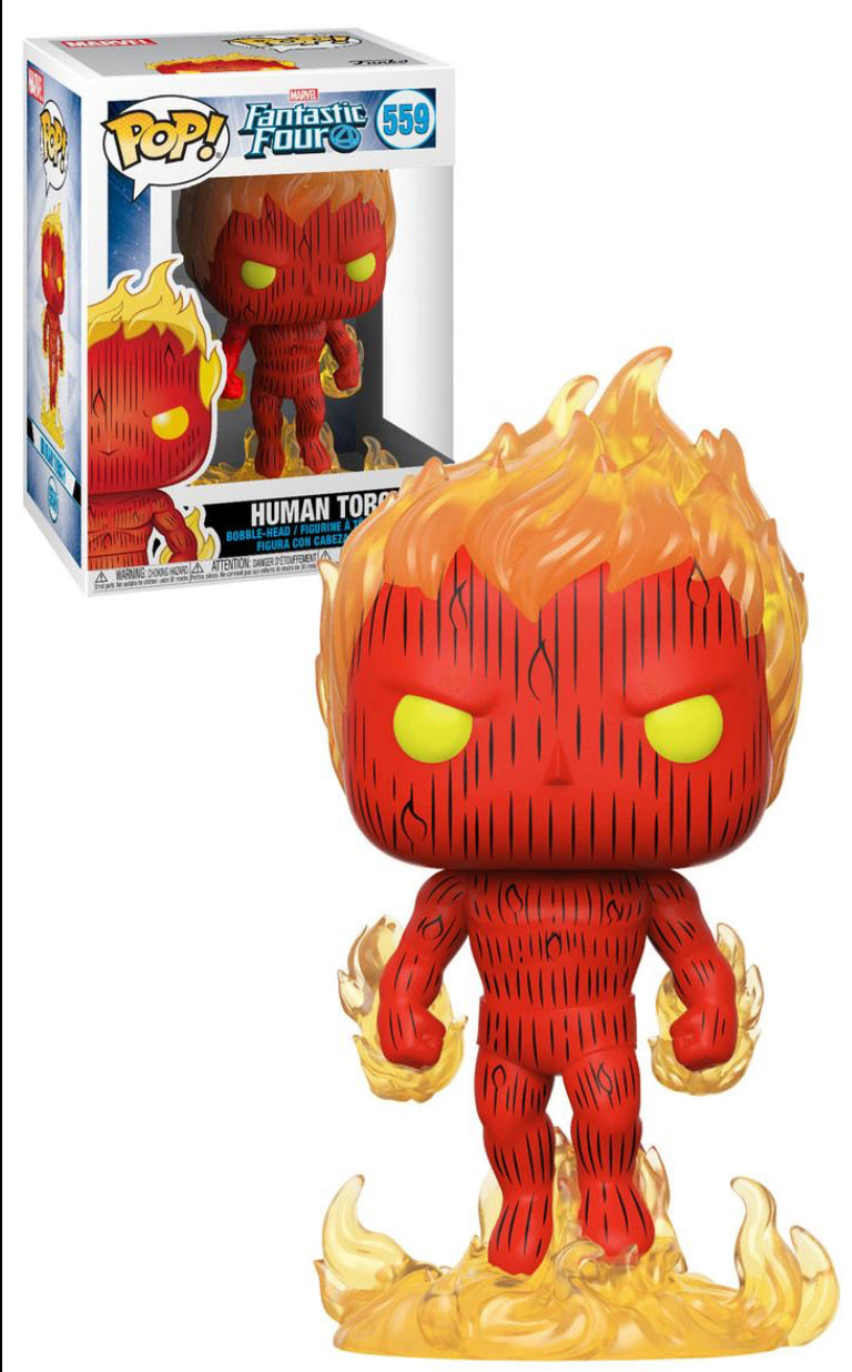 FUNKO POP HUMAN TORCH - FANTÁSTIC FOUR 559