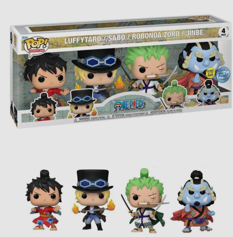 FUNKO POP PACK 4 FIGURAS ONE PIECE - ONE PIECE