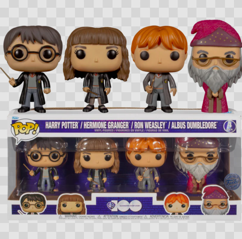 FUNKO POP 4 FIGURAS HARRY POTTER - HARRY POTTER