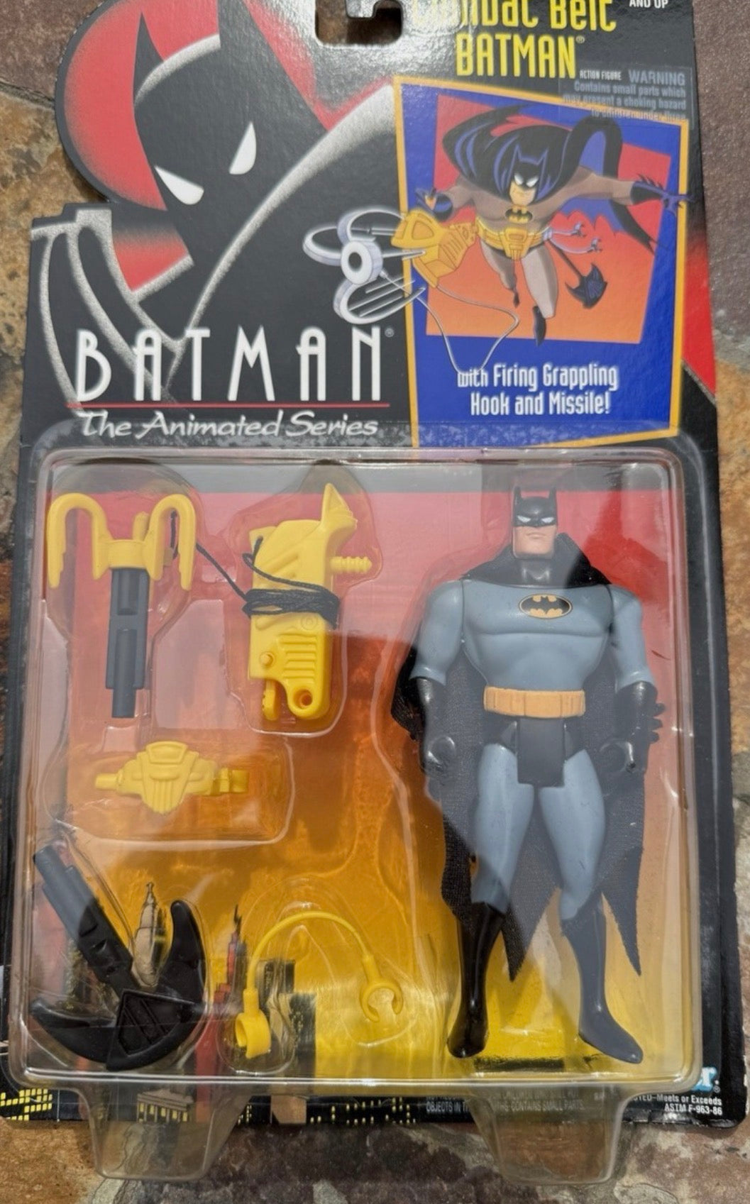 Batman con Cinturón de Combate Batman Figura de Acción (1992) - BATMAN LA SERIE ANIMADA