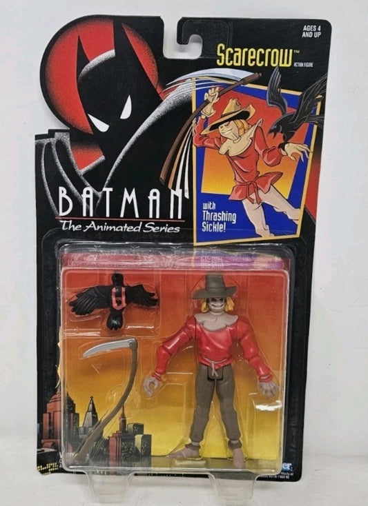 El Espantapájaros con Thrashing Sickle Figura Kenner - BATMAN LA SERIE ANIMADA