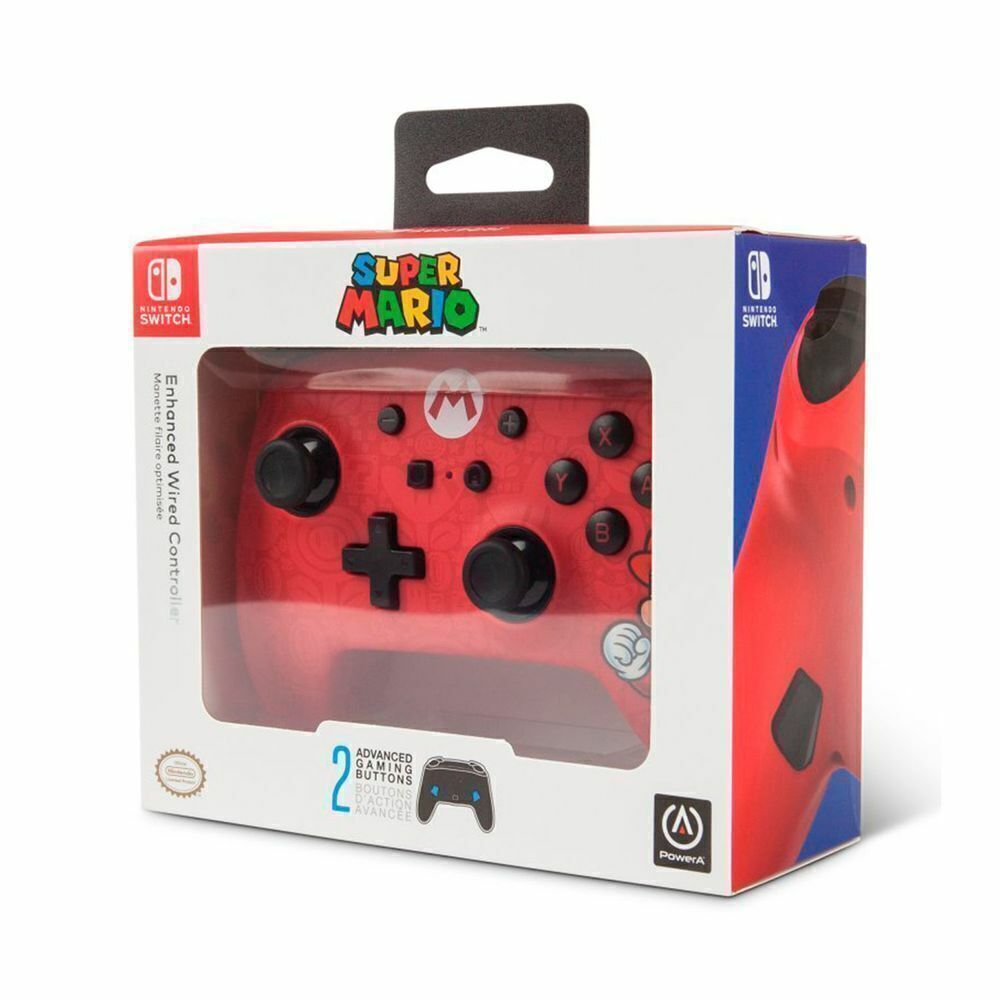 JOYSTICK USB NINTENDO SWITCH POWERA CABLEADO CON SKUF