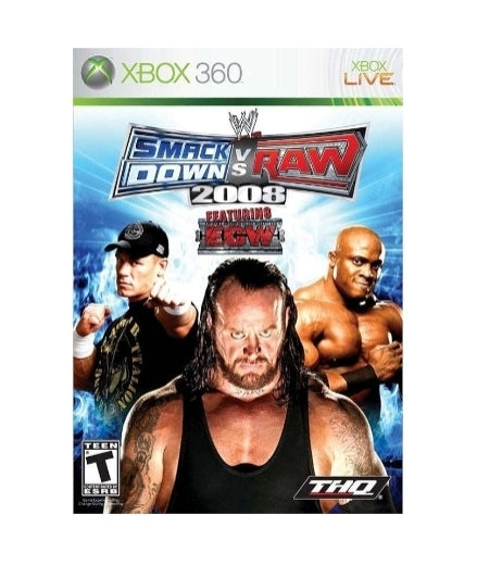WWE SMACKDOWN VS RAW 2008 – JUEGO DE XBOX 360 (USADO) (NTSC)