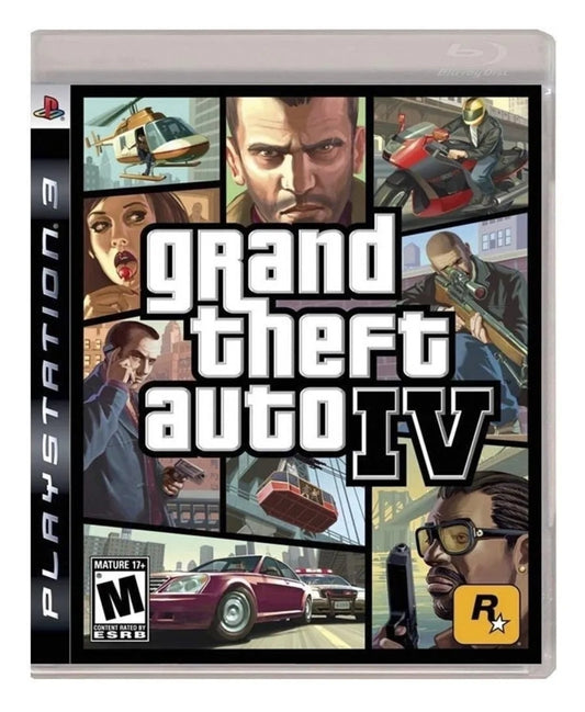 GTA 4 GRAND THEFT AUTO 4 ( USADO) JUEGO DE PLAYSTATION 3