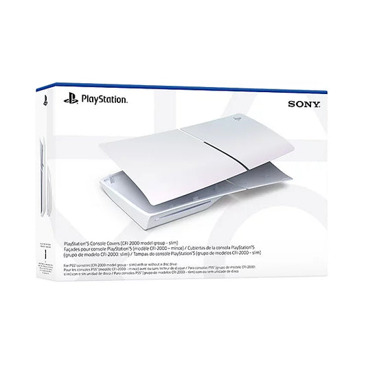 PLAYSTATION 5 TAPAS ORIGINALES COVERS (SLIM) PEARL