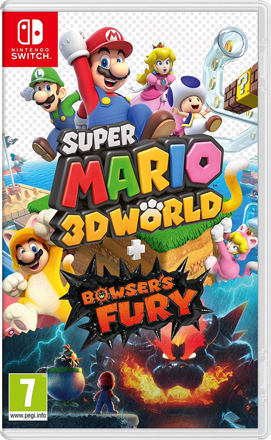 SUPER MARIO 3D WORLD + BOWSER'S FURY – JUEGO DE NINTENDO SWITCH (USADO)
