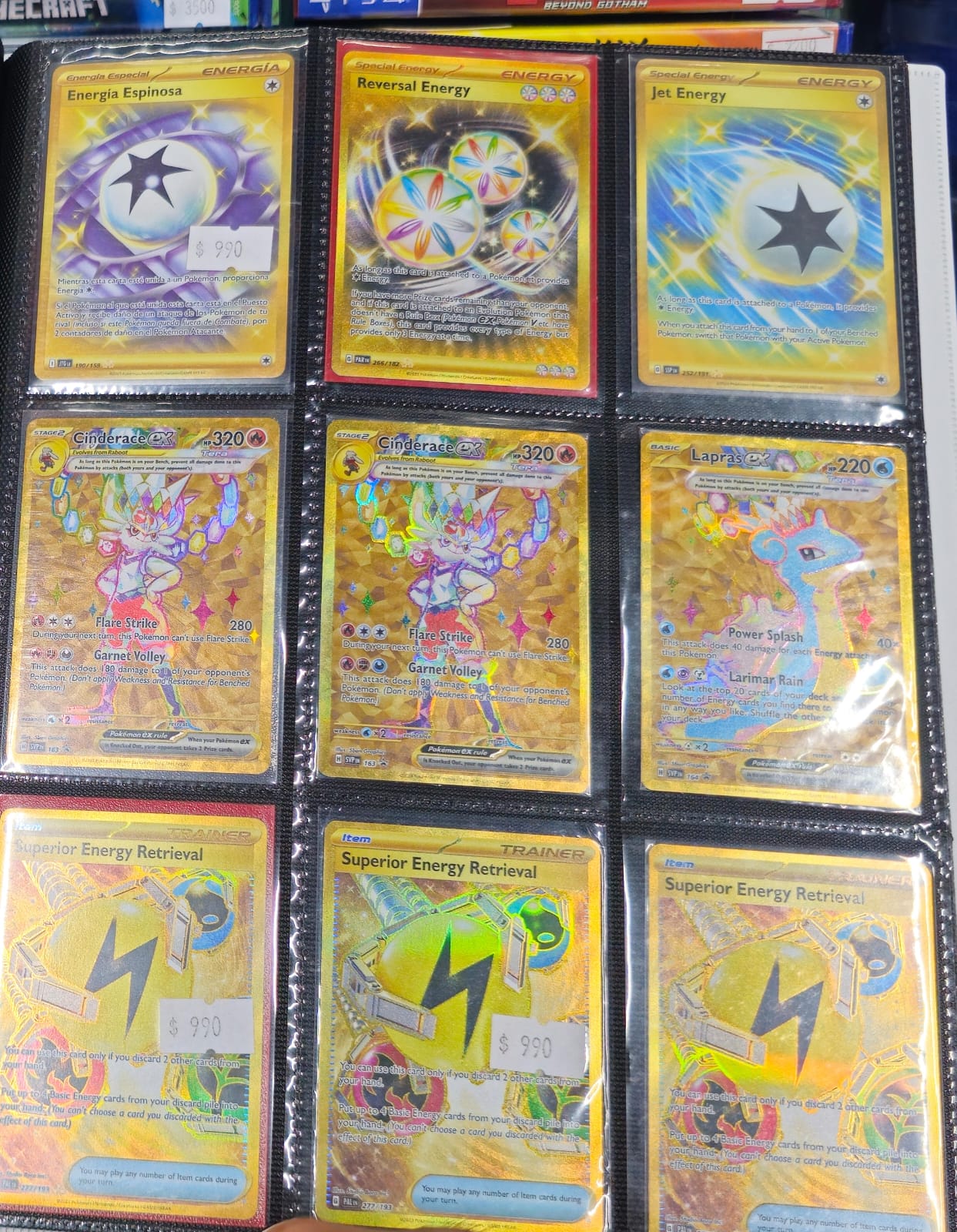 CARTAS ESPECIALES POKEMON