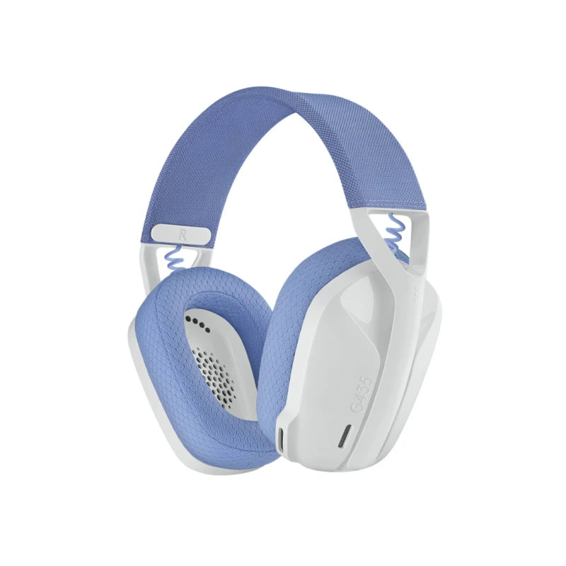 AURICULARES GAMER INALÁMBRICOS LOGITECH G SERIES G435 BLANCO Y AZUL