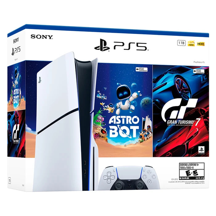 PLAYSTATION 5 CON LECTORA SONY SLIM – INCLUYE 2 JUEGOS (RETURNAL + RATCHET & CLANK)