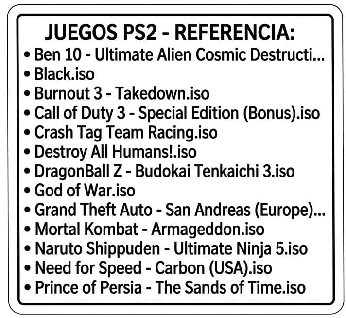 PLAYSTATION 2 SLIM ( USADA ) CON GARANTÍA + JUEGOS INCLUIDOS [HU7210…]