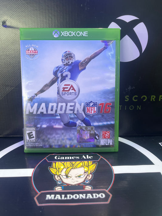 MADDEN NFL 16 - JUEGO XBOX ONE ( USADO )