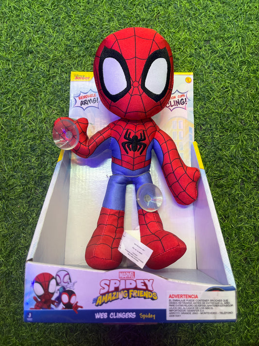 PELUCHE SPIDERMAN CON VENTOSA 20 CM - SPIDERMAN