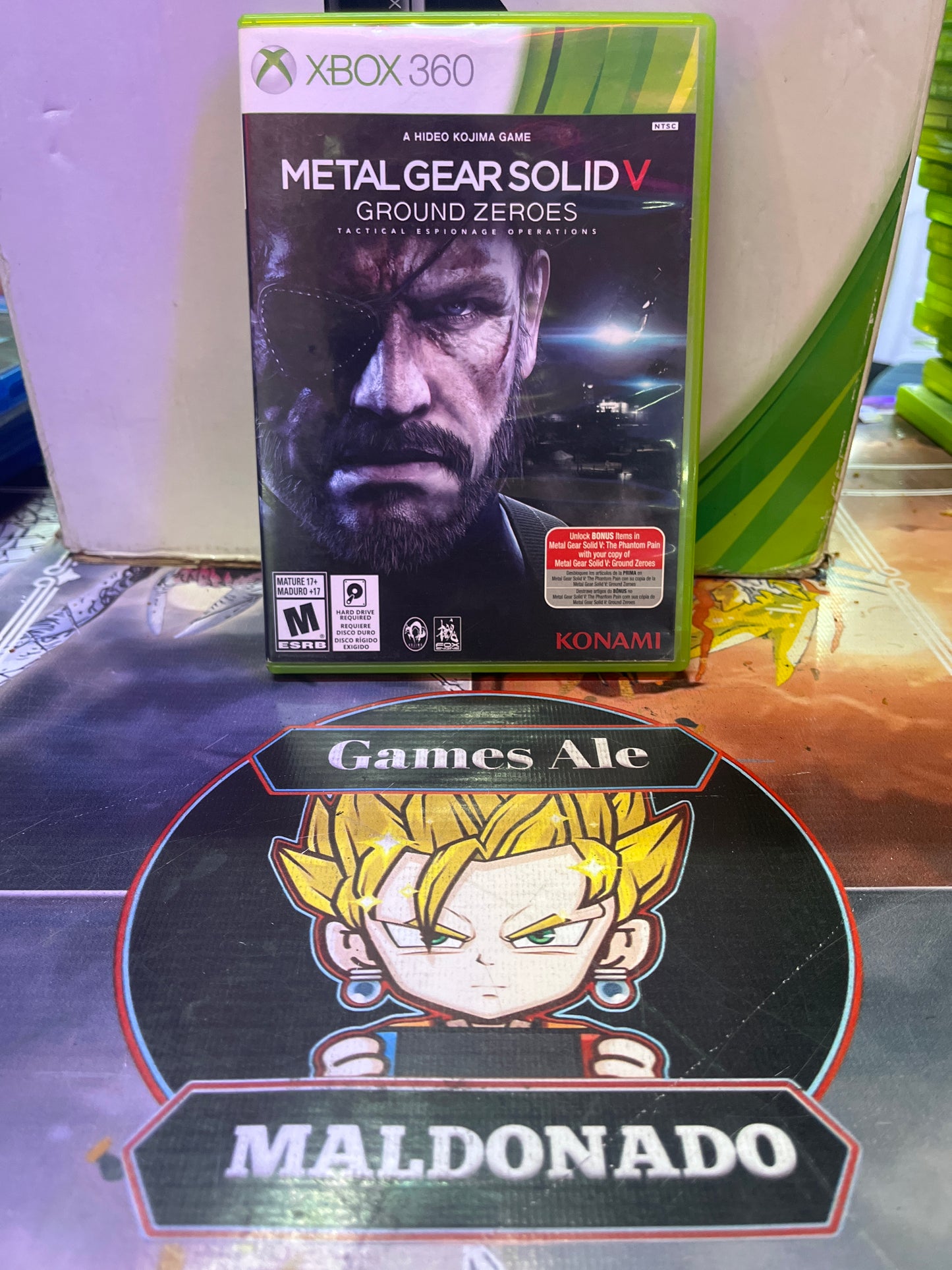 METAL GEAR SOLID V GROUND ZEROES – JUEGO DE XBOX 360 (USADO) (NTSC)