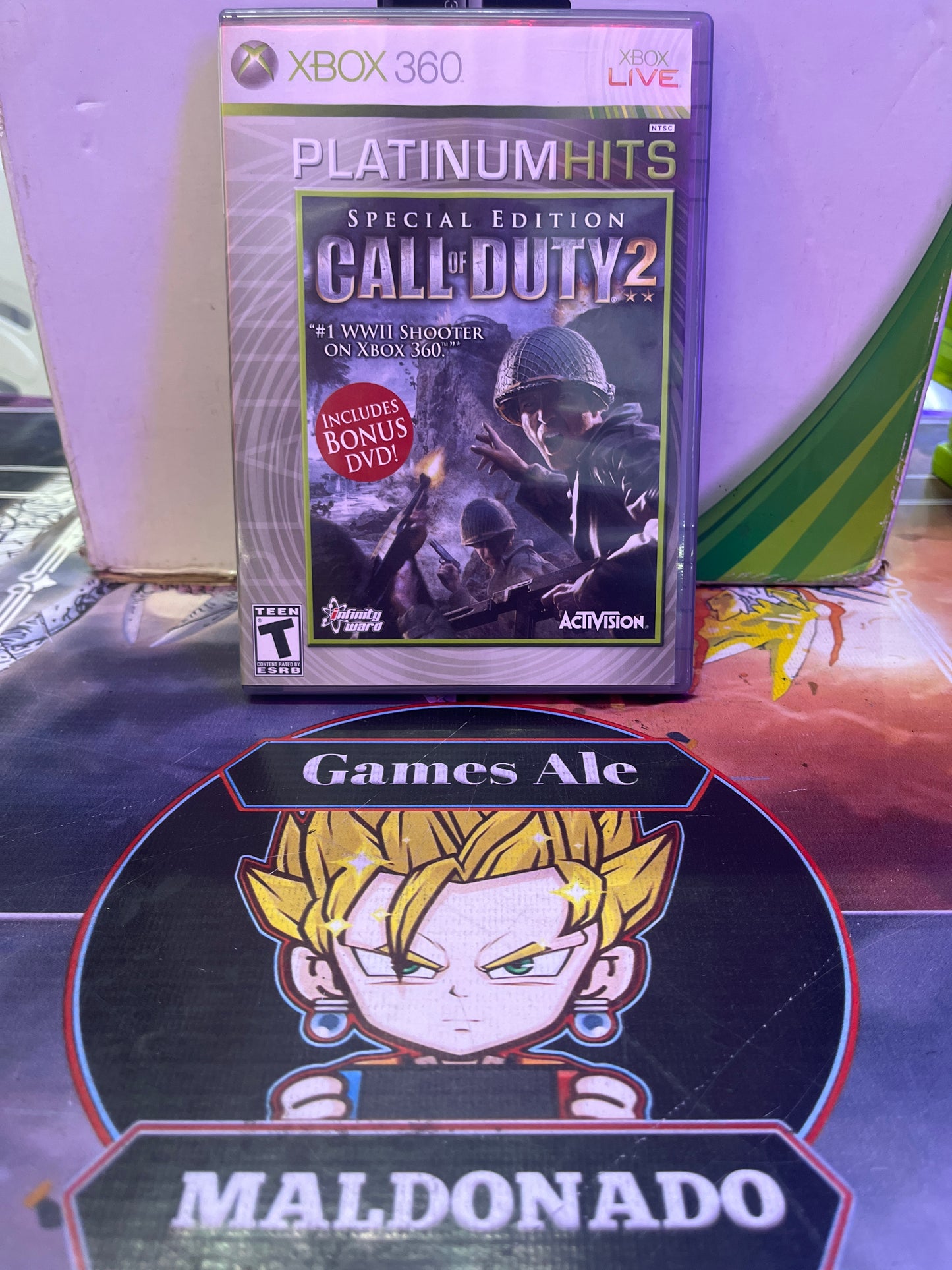 CALL OF DUTY 2 – JUEGO DE XBOX 360 (USADO) (NTSC)