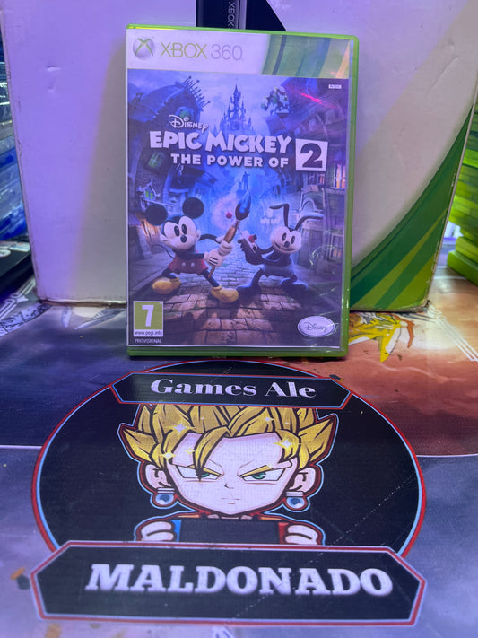 DISNEY EPIC MICKEY 2 – JUEGO DE XBOX 360 (USADO) (NTSC)