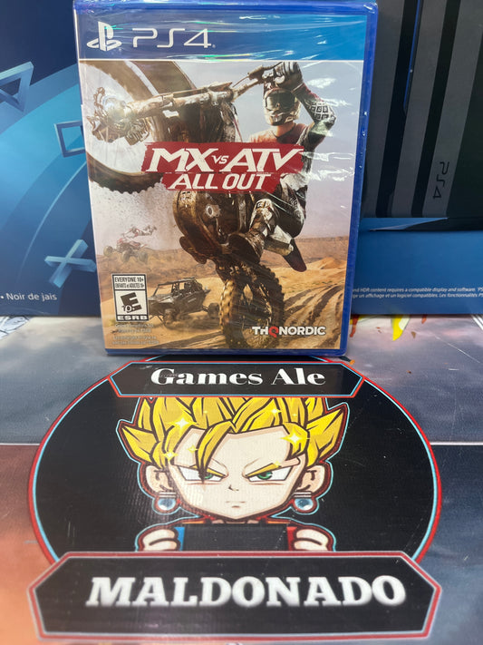 MX VS ATV ALL OUT - JUEGO PLAYSTATION 4 ( NUEVO SELLADO )