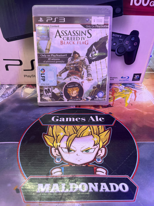 ASSASSIN'S CREED: BLACK FLAG – JUEGO DE PLAYSTATION 3 (USADO)