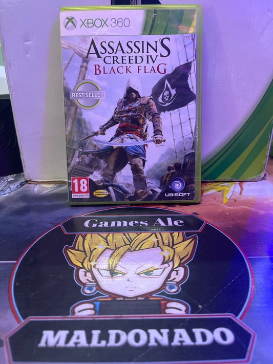 ASSASSIN'S CREED 4 BLACK FLAG – JUEGO DE XBOX 360 (USADO) (PAL)