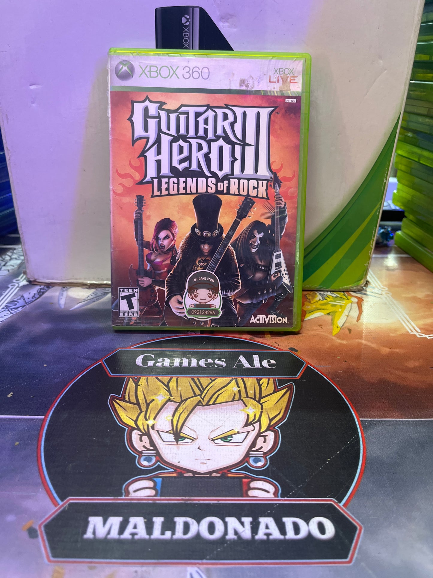 GUITAR HERO 3 LEGENDS OF ROCK – JUEGO DE XBOX 360 (USADO) (NTSC)