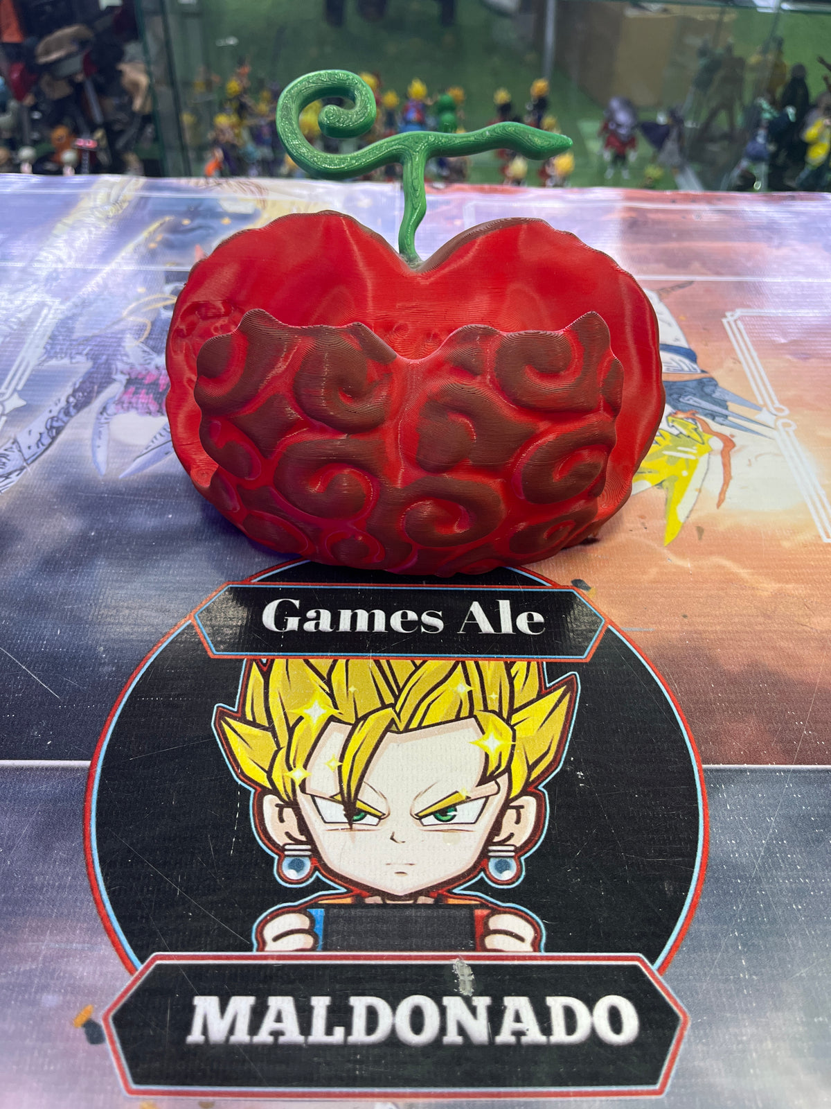 SOPORTE PARA JOYSTICK ONE PIECE FRUTA DEL DIABLO OPE OPE ( IMPRESIÓN 3D)