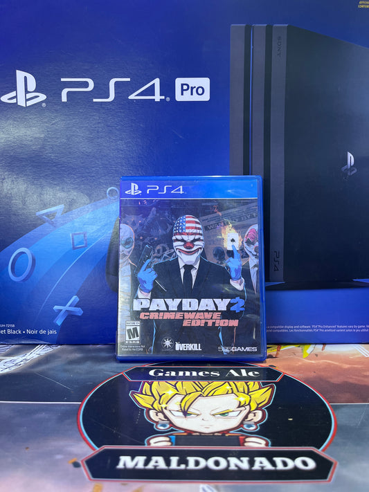 PAYDAY 2 CRIMEWAVE EDITION RIDE (JUEGO PS4 USADO) - JUEGO DE PLAYSTATION 4