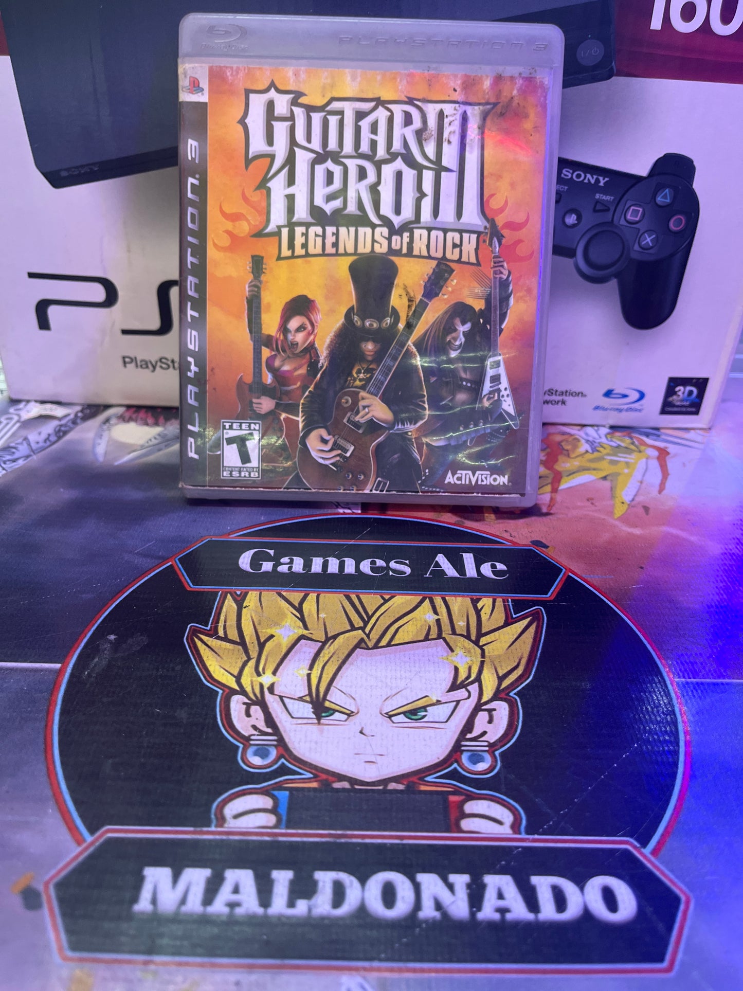 GUITAR HERO LEGENDS OF ROCK 3 - JUEGO PLAYSTATION 3 (USADO)