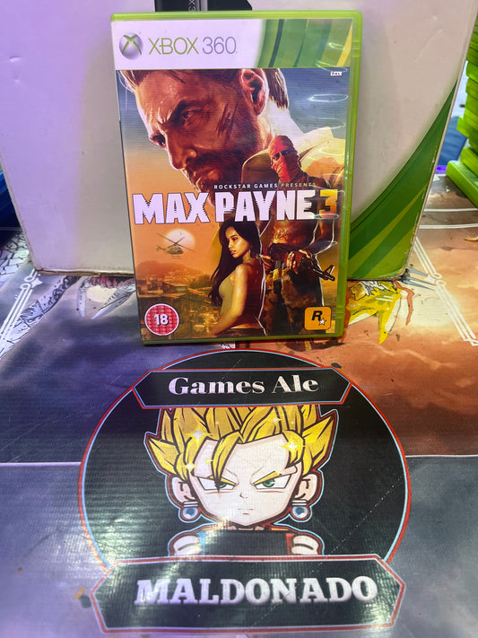 MAX PAYNE 3 – JUEGO DE XBOX 360 (USADO) (PAL)
