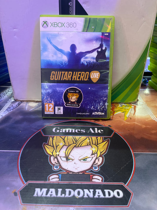 GUITAR HERO LIVE – JUEGO DE XBOX 360 (USADO) (PAL)