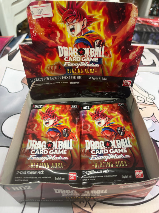 SOBRES CARTAS DRAGON BALL TCG BLAZING AURA - DRAGON BALL Z