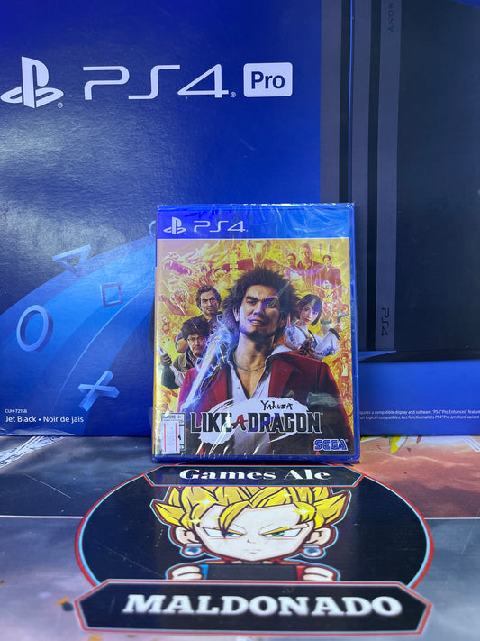 YAKUZA LIKE A DRAGON RIDE (JUEGO PS4 NUEVO SELLADO) - JUEGO DE PLAYSTATION 4
