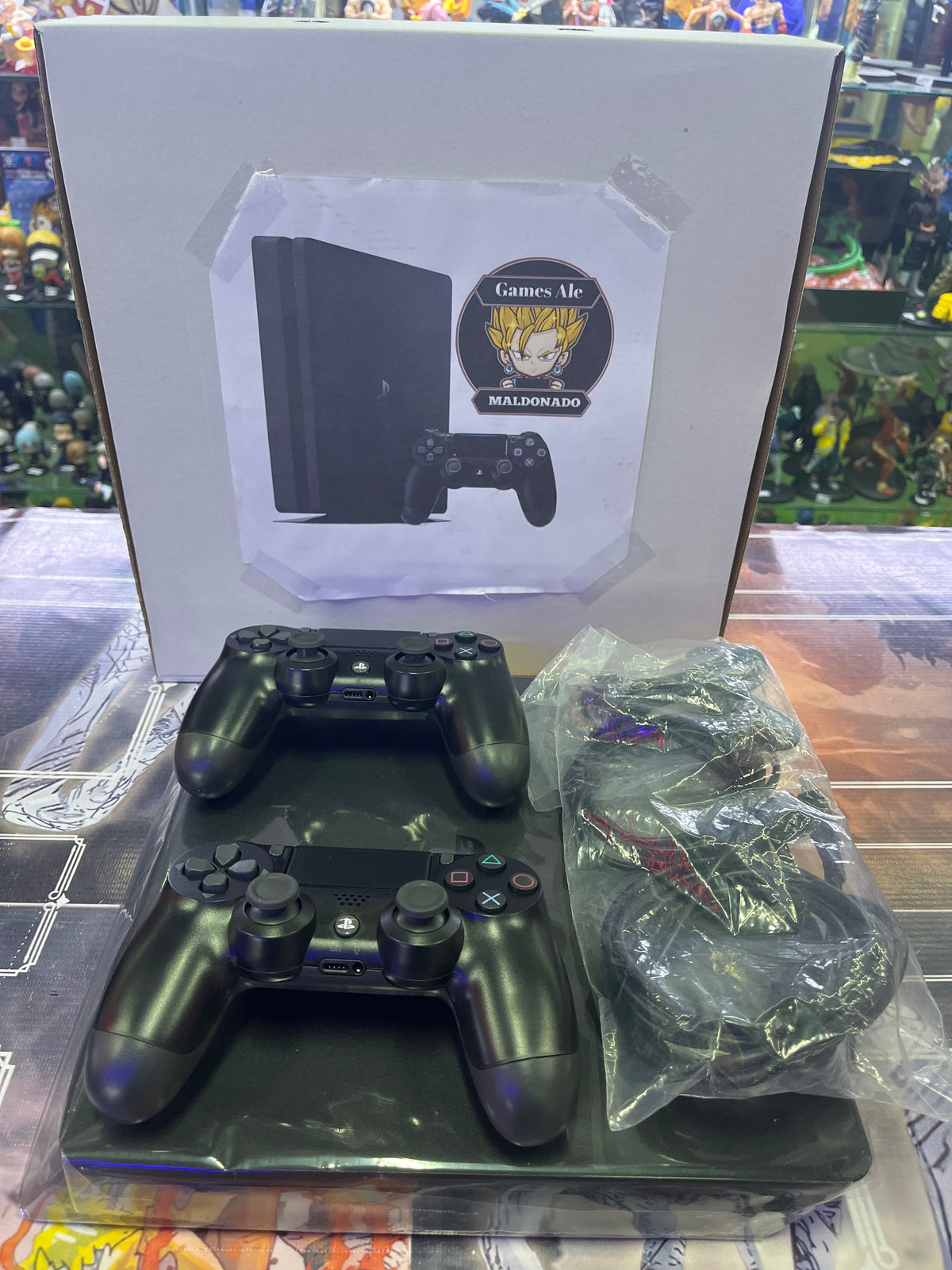 PLAYSTATION 4 SLIM 1TB CON 5 JUEGOS A ELECCIÓN Y 2 JOYSTICK ( USADA ) CON GARANTÍA [MB456704…]