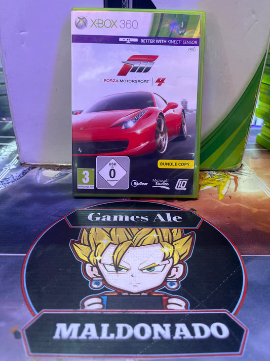 FORZA MOTORSPORT 4 – JUEGO DE XBOX 360 (USADO) (PAL)
