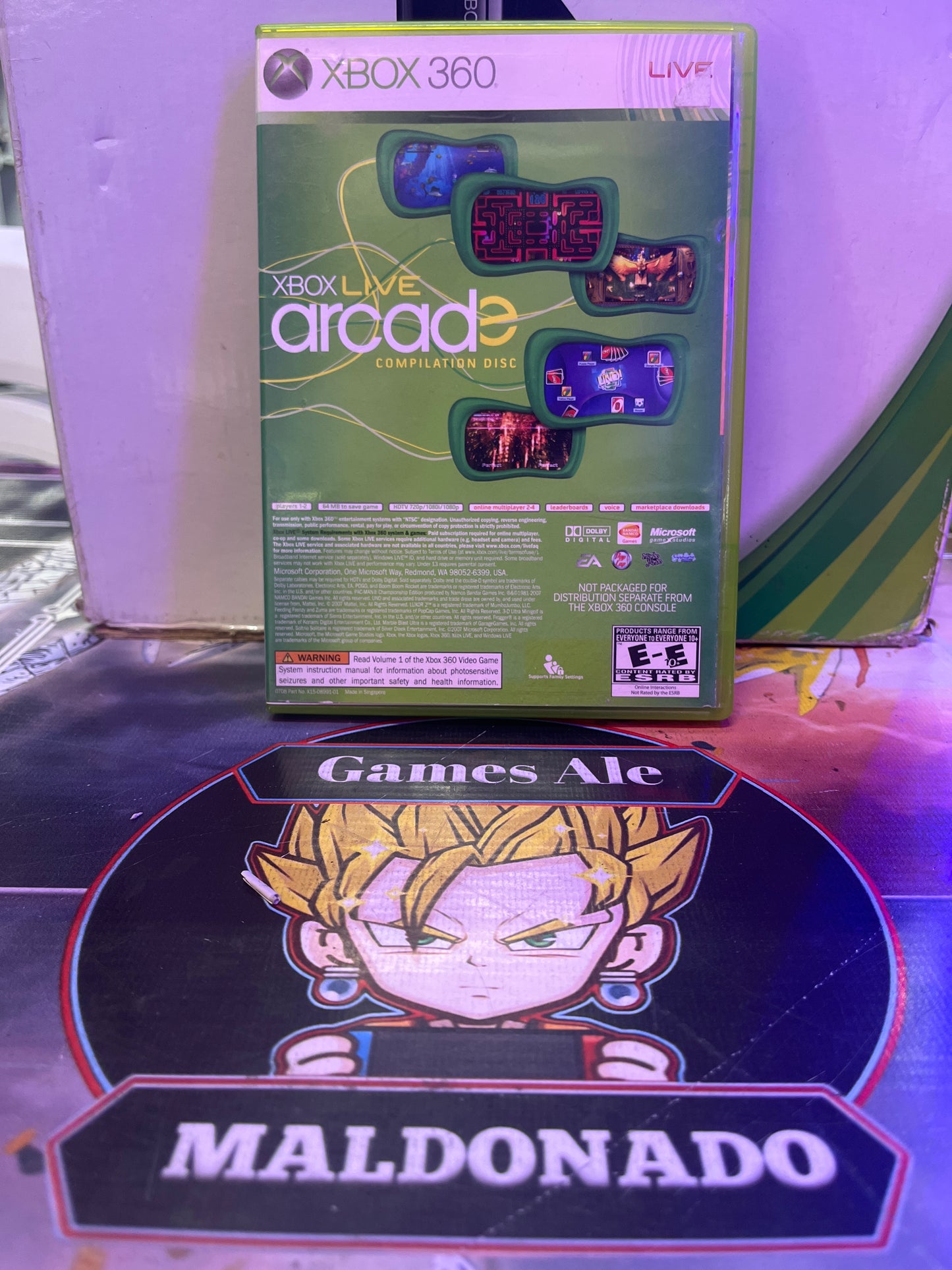 ARCADE COMPILATION DISC – JUEGO DE XBOX 360 (USADO) (NTSC)