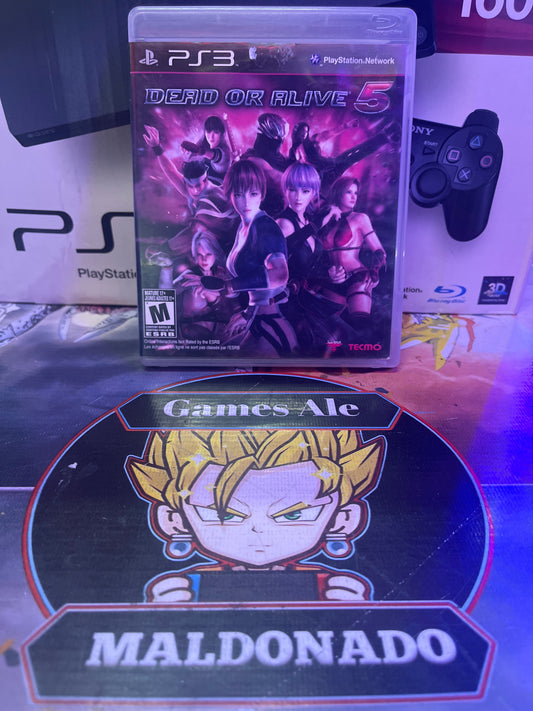 DEAD OR ALIVE 5 – JUEGO DE PLAYSTATION 3 (USADO)