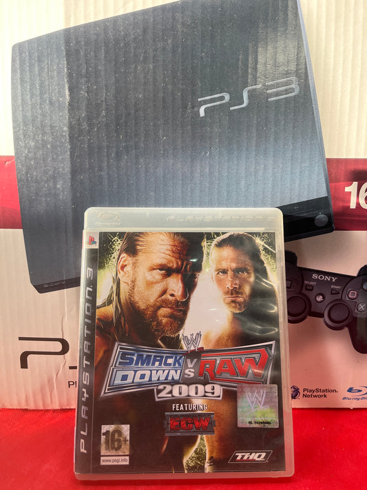 W SMACK DOWN VS RAW 2009 - JUEGO PLAYSTATION 3 ( USADO )
